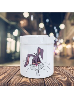 Hediyara Looney Tunes Küllük Bugs Bunny Baskılı Kül Tablası KL-193