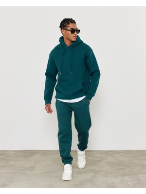 Ohepmoda Içi Polarlı Kapşonlu Erkek Sweatshirt Hoodie