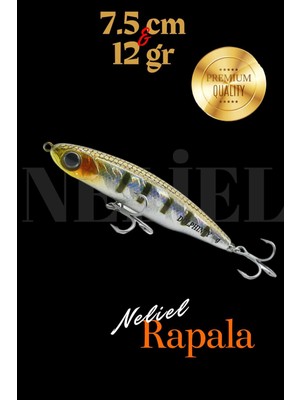 Özbience 12G 7,5cm Sahte Yem, Lures, Spin, Maket, Balıkçılık Takımı