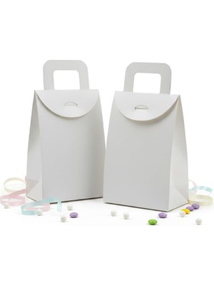 Delixa 10X15 Beyaz Renk Çanta Model Hediye (20 Adet)