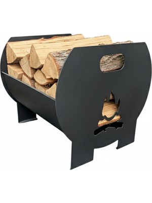 Dekoratif Odun Sepeti Atmaca