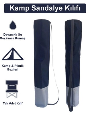 Özbience Kamp Sandalyesi Kılıfı Fermuarlı Taşıma Çantası - Hafif ve Dayanıklı
