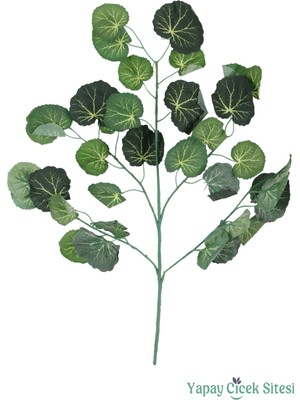 Yapay Çiçek Sitesi Yapay Aspen Ağacı Dalı 65 cm 12 Adet Yeşil