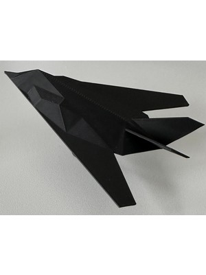 TSC F-117 Savaş Uçağı Modeli Renk 15 cm Ev Ofsi Dekoratif Obje