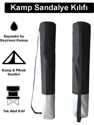 Özbience Kamp Sandalyeleri Için Fermuarlı Taşıma Kılıfı, Koruma ve Kolay Taşıma