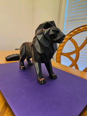 TSC 13CM Güç Simgesi Aslan Heykeli Ev Ofis Hediyesi Mini Biblo