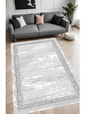 Rovigo Home Yıkanabilir, Baskılı, Kaymaz Taban Salon, Mutfak, Yatak Odası Halı ve Yolluk R-LNA0050