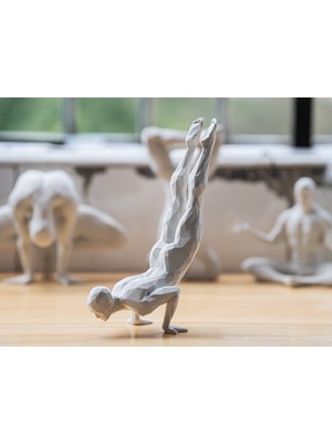 TSC Yoga Yapan Adam Serisi  Hediyelik Dekoratif Obje Figür 15 cm