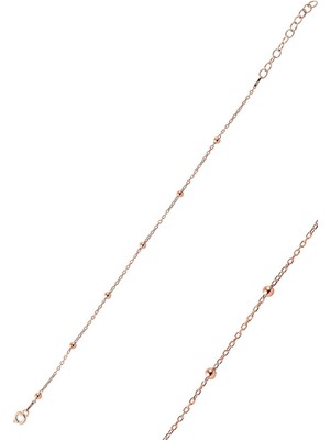 Normadia Zarif Gümüş Rose Top Bileklik, Şık ve Günlük Kullanım Için Ideal