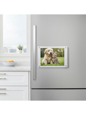 Arman Dişli Mıknatıslı Pleksi Fotoğraf Çerçevesi