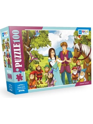 Blue Focus Snow White (Pamuk Prenses) - Puzzle 100 Parça