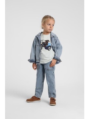Escabel Erkek Bebek Denim Pantolon 1-5 Yaş Mavi
