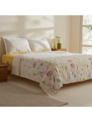 Karaca Home Jody %100 Pamuk Tek Kişilik Nevresim Takımı Sarı