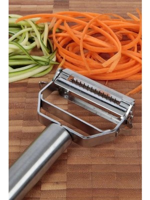 Akıllı Durak Baysa Paslanmaz Çelik Jülyen Sebze Meyve Soyacak TURBO1101 (491)