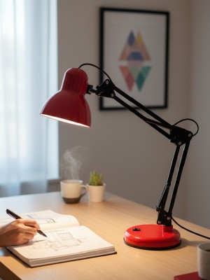 Renk Yapı Rüyası Akrobat Yaylı Ayarlanabilir 360 Derece Hareketli Çalışma Masa Lambası Mühendis Lambası
