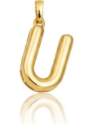 Hakan Mücevherat U Harfi Balon Model Kolye Ucu 14 Ayar