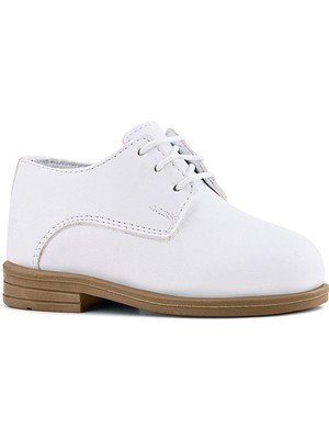 Rakerplus Beyaz Cilt Erkek Çocuk Klasik Ayakkabı