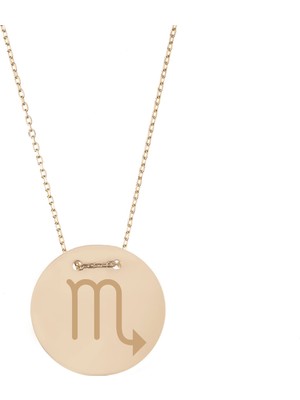 Hakan Mücevherat Akrep Burç 14 Ayar Altın Kolye