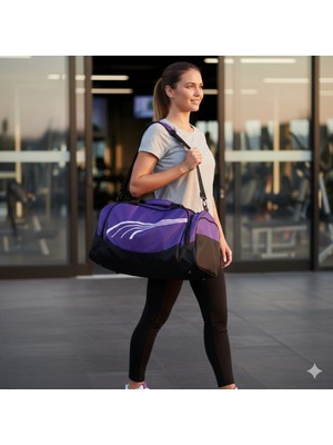 Dadacuq Geniş Iç Hacimli Astarlı Suya Dayanıklı Üç Bölmeli Spor&seyahat Çantası Outdoor