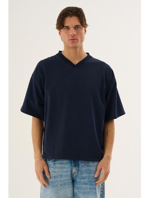Relaxed Fit Yaka T-Shirt