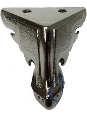 Marsilyan Kelebek Sandık Ayağı, Kutu Ayak 2,5 cm - Nikel, 100 Adet