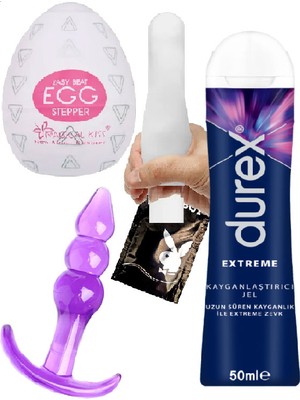 Durex Extreme Analjel 50 ml + Bi'çift&erkek Duble Zevkseti Analtıkaç + Egg Mas.türbatör C-8085&CAMAN3