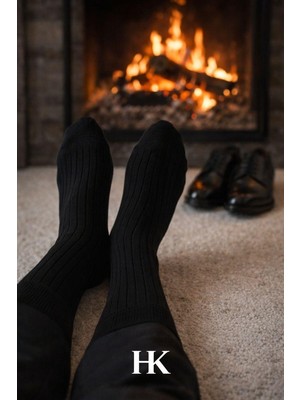 Unisex 6'lı Likralı Pamuklu Çorap