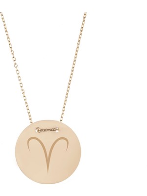 Hakan Mücevherat Koç Burç 14 Ayar Altın Kolye