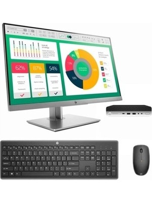 Hp Work Center Elitedesk 800 G5 İ7-8700T 16GB 512GB 23.8 W11PRO + Office 2024