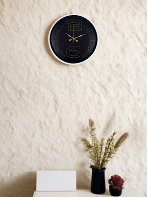 Lowell Home 36 cm Beyaz Dekoratif Şık Duıvar Saati RSYT-LWL34