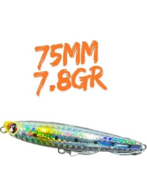 Özbience Shadow Rise Topwater 75 mm 7.8 gr Su Üstü Maket Balık C034