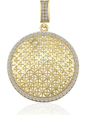 Hakan Mücevherat Yaşam Ağacı Kolye Ucu 14 Ayar Altın