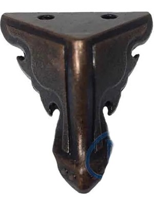 Kelebek Ahşap, Sunta Sandık Ayağı, Kutu Ayak 3,5 cm - Eskitme