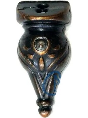 Marsilyan Minare Sandık Ayağı, Kutu Ayak 3 cm - Eskitme, 100 Adet