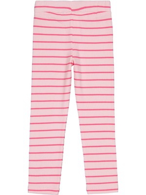 Civil Girls Çizgili 6-9 Yaş Tayt - Pembe 6-7 Yaş