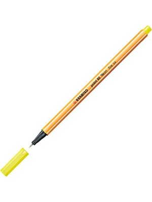 Stabilo Keçe Uçlu Ince Kalem 88 Point 0.4 mm Fosforlu Sarı 88/024