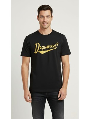 Dsquared2 Bisiklet Yaka T-Shirt