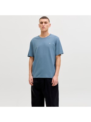 Jack & Jones Erkek Logo Nakis Islemeli Tisört - Paulos