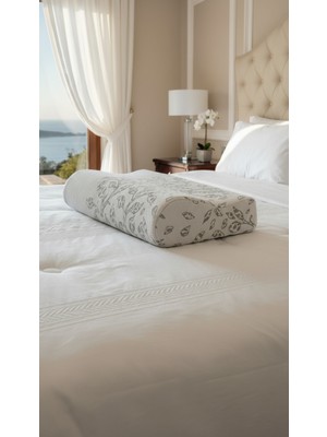Visco Happy Viscohappy Boyun Destekli Ortopedik Medikal Exclusive %100 Visco Yastık 50X32X10-8 cm