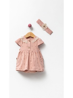 By Bubbles Natural %100 Pamuk Yazlık Bodyli Elbise