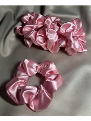 İnura Global 6 Lı Saten Saç Tokası Seti - Saçı Kırmaz, Iz Yapmaz - Pembe