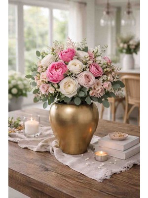 Damla Gold Minimalist Vazo