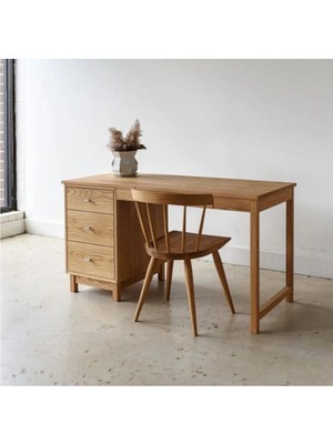 Ahşap Iskandinav Stil Modern Çalışma Masası