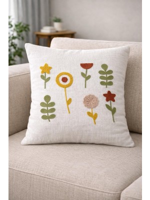 Onaltı Tekstil Punch Kırlent Kılıfı 2 Adet