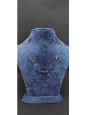 KirLinova Yıldız Figürlü Minimal Gold Görünümlü Kolye -Altın