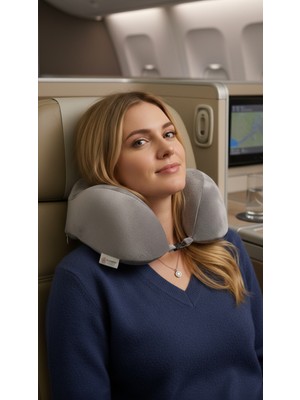 Visco Happy Viscohappy Ortopedik Profesyonel Visco Seyahat Yastığı