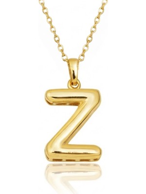 Hakan Mücevherat Z Harfi Balon Model 14 Ayar Altın Kolye