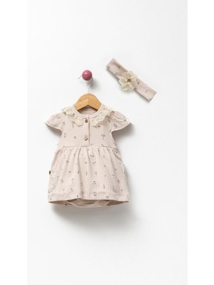 By Bubbles Natural %100 Pamuk Yazlık Bodyli Elbise