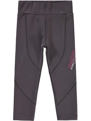 Civil Girls Kız Çocuk Tayt 2-5 Yaş  - Gri 3-4 Yaş