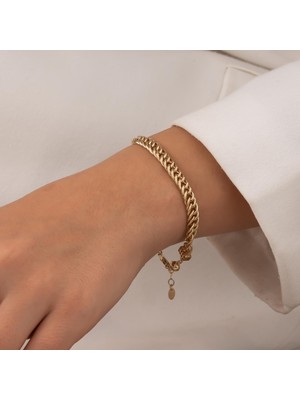 Hakan Mücevherat Altın Gurmet Bileklik 14 Ayar